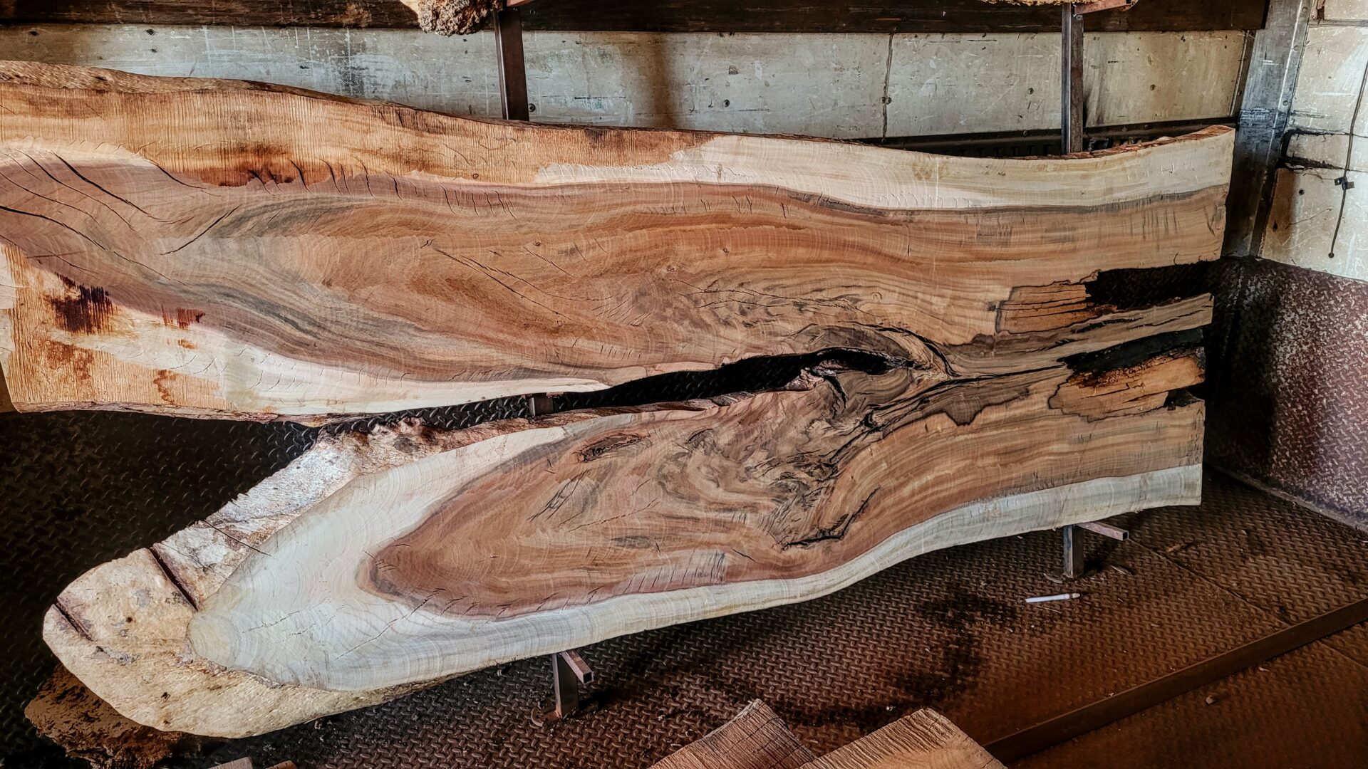 Pistachio live edge wood slabs