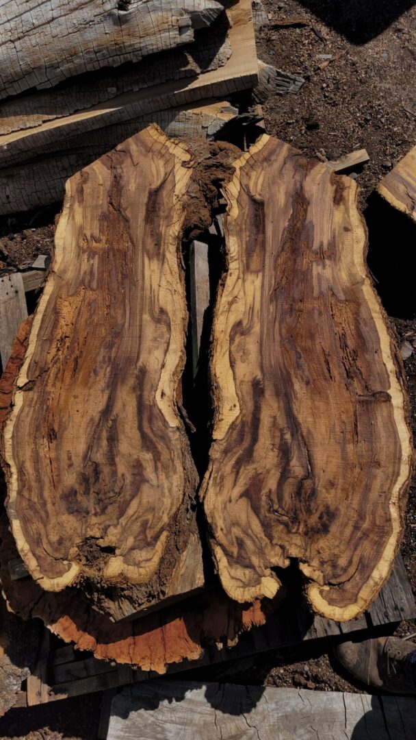 Desert Ironwood live edge slabs